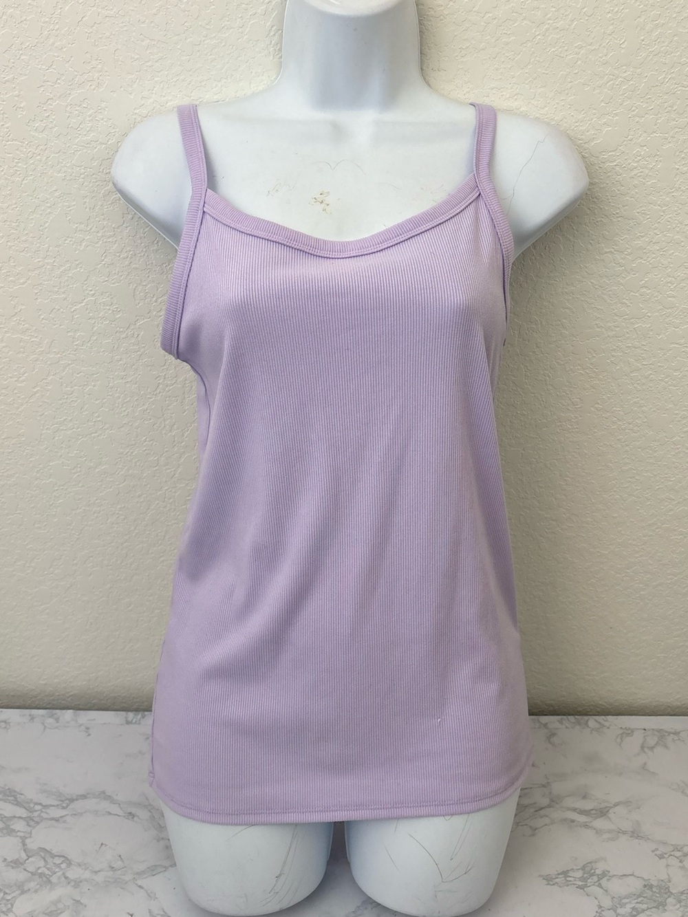 No Boundaries Purple Ribbed Knit Sleeveless Pullover Tank Top L 11-13 Juniors